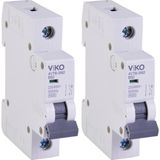 Viko 4VTB-1B50 Otomatik Sigorta 4,5kA B Tipi 1 Kutup 50A (2 paketi)