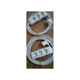 Viko 5 Metre ve 3 Metre 3 Lü 3x2.5 mm 2 Adet Elektrkli Isıtıcı Uzatma Kablosu - 3 x 2,5 mm