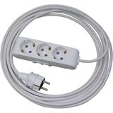 Viko 6 Metre Topraklı Üçlü Grup Priz Ara Kablo Uzatma Çocuk Korumalı 3x1,5 Ttr %100 Bakır - Çok Renkli