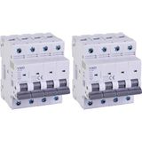 Viko 6VTB-4C80 Otomatik Sigorta 6KA C Tipi 4 Kutup 80A (2 paketi)