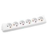 Viko 90110600 Multi-Let Klemensli UPS Beyaz Çocuk Korumalı Altılı Grup Priz