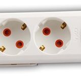 Viko 90117301 Multi-Let Topraklı Anahtarlı 3'lü Grup Priz