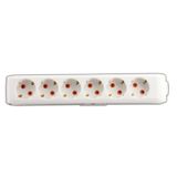 Viko 90117600 Multi-Let Topraklı Anahtarlı 6'lı Grup Priz