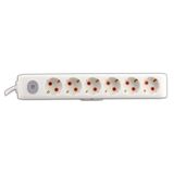 Viko 90117602 Multi-Let Topraklı Anahtarlı 6'lı Grup Priz