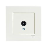 Viko 90950710 Meridian Karre Krem Tv Mekanizma ve Çerçeve Hariç Priz