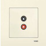 Viko 90960137 Karre Krem Mekanizma Çerçeve Hariç Müzik Yayın Prizi