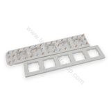 Viko 90960204 Karre Beyaz 3'lü Paket Beşli Çerçeve