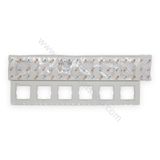 Viko 90960205 Karre Beyaz 3'lü Paket Altılı Çerçeve
