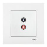 Viko 90967037 Karre Meridian Meridian Beyaz Müzik Yayın Prizi