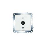 Viko 90967038 Karre Meridian Beyaz F Konnektörlü 10 dB Geçişli Uydu Prizi