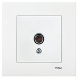Viko 90967059 Karre Meridian Beyaz TV Geçişli 8DB Çerçeve Hariç Mekanizma