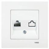 Viko 90967078 Karre Meridian Beyaz Çerçeve Hariç Data Cat6 Prizi