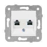 Viko 90967079 Karre Meridian Beyaz İkili Data Cat6 Prizi