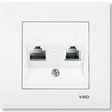 Viko 90967081 Karre Meridian Beyaz Data Nümeris Telefon Prizi
