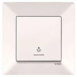 Viko 90967214 Karre Meridian Krem Işık Light Çerçeve Hariç Mekanizma