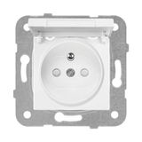 Viko 90967X70 Karre Meridian Beyaz Kapaklı Ups Priz Ç.k. Mekanizma Çerçeve Hariç Viko