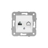 VİKO 90967X78 Tekli Data Prizi (RJ45 CAT6) Beyaz (Çerçevesiz) VİKO