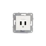 Viko 90967Z01 USB Şarj Prizi 5 Volt 2 Amper Beyaz (Çerçeve Hariç) Viko