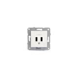 Viko 90967Z01 Usb Şarj Prizi 5 Volt 2 Amper Beyaz (Çerçeve Hariç)