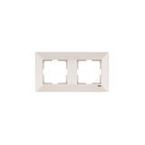 Viko 90979012 Meridian Krem 2'li Yatay Çerçeve