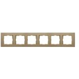 Viko 92190626 Artline Novella Bronz Altılı Çerçeve