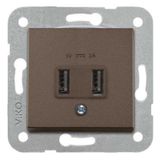 Viko 92605309 Artline Novella Antrasit Usb Şarj Prizi 5V 2A Çerçevesiz Duvar Anahtarı
