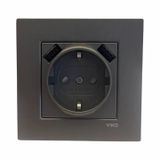 Viko 92605411 Artline Novella Füme Hdmi Konnektör Prizi Çerçevesiz Duvar Anahtarı