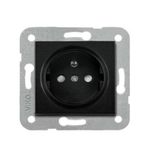 Viko 92605545 Artline Novella Siyah Ups Çerçevesiz Priz
