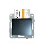 Viko Artline Novella Siyah Enerji Saver Mekanik Anahtarlı 230 Volt Çerçevesiz 92605525