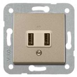 Viko Artline Novella/Trenda Bronz Usb Priz Kapak 5v- (Mekanizma Hariç)