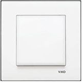Viko Beyaz Karre Anahtar 10 Ax 250 V Tekli Çerçeveli Anahtar 83,4 mm Ölçülerle