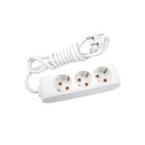Viko By Panasonic 90117302 Multi-Let 2 mt Topraklı Anahtarlı Çocuk Korumalı Kablolu Üçlü Priz