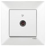 Viko By Panasonic F Konnektörlü Sonlu Beyaz Meridian Uydu Prizi