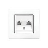 Viko Çerçeve Dahil Data Nümeris Telefon Prizi Rj45 Cat6 Rj11
