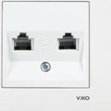 Vıko Karre 2*4 Telefon Prızı