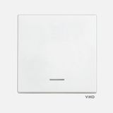 Viko Karre 55 Beyaz Işıklı Anahtar C1 Mekanizma (5'Li Paket)
