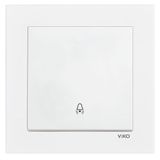 Viko Karre 55 Beyaz Zil Anahtarı C1 Mekanizma