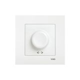 Viko Karre Anahtar Priz Serisi Çerçeveli - ROTATİF DİMMER R40-600W - Beyaz