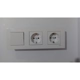 Viko Karre Beyaz 3lü Set Anahtar+topraklı Priz+topraklı Priz