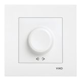 Viko Karre Beyaz Dimmer Pro Rl 1-100W Çerçeveli Priz