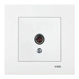 Viko Karre Beyaz Tv Prizi Geçişli Çerçeve Dahil