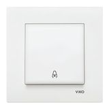 Viko Karre Beyaz Zil Anahtarı (Çerçeve Hariç) 90967X06 Viko - 1 Adet