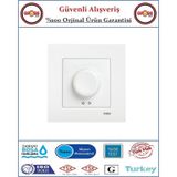 Viko Karre Dimmer 600w - Çerçeve Dahil - Beyaz