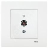 Viko Karre F Konnektörlü Geçişli 10dB Uydu Prizi