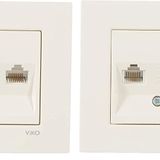 Viko Karre Krem DataNümeris Cat6Cat3 A.Opp 2li paket