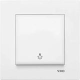 Viko Karre Light - Beyaz (Çerçeve Dahil) - 1 Adet