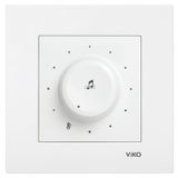 Viko Karre Meridian Beyaz Müzik Yayın Anahtarı Çerçeve Hariç Mekanizma