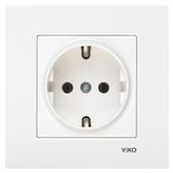 Viko Karre Modül Beyaz 008 Topraklı Priz