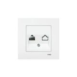 Viko Karre Tekli Data Prizi (Rj45 Cat6) Beyaz (10 Lu)