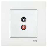 Viko Karre/meridian Beyaz Müzik Yayın Prizi Mekanizma (çerçeve Hariç) 90967037
